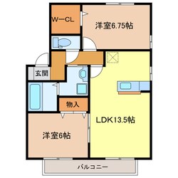 掛川駅 バス9分  構江下車：停歩3分 2階の物件間取画像